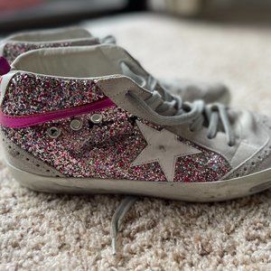 GOLDEN GOOSE MULTI COLOR HIGH TOPS